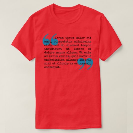 Lorem Ipsum Dolor Latijnse Phrases T-shirt (Design voorkant)