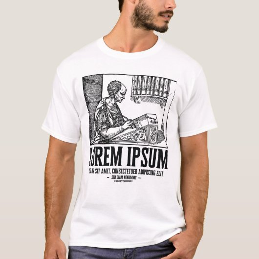 Lorem Ipsum Filosoof T-shirt (Voorkant)