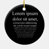Lorem Ipsum Keramisch Ornament (Achterkant)