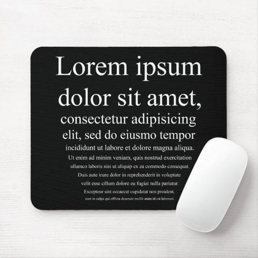 Lorem Ipsum Muismat (Met muis)