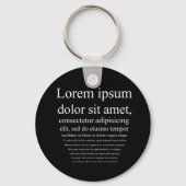 Lorem Ipsum Sleutelhanger (Voorkant)