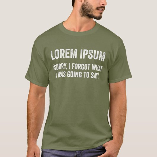 Lorem Ipsum t-shirt (Voorkant)