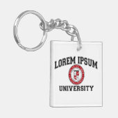 Lorem Ipsum University College Alumni Dummy Latijn Sleutelhanger (Voorkant Links)