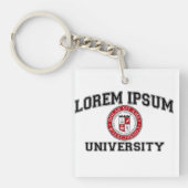 Lorem Ipsum University College Alumni Dummy Latijn Sleutelhanger (Voorkant)