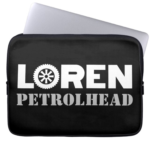 Loren Petrol Head Laptop Sleeve (Voorkant)