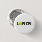 Loren Tennis Ronde Button 3,2 Cm (Voorkant /achterkant)