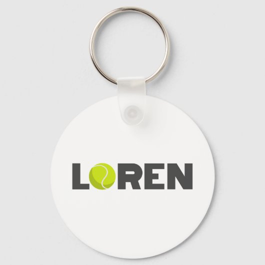 Loren Tennis Sleutelhanger (Voorkant)