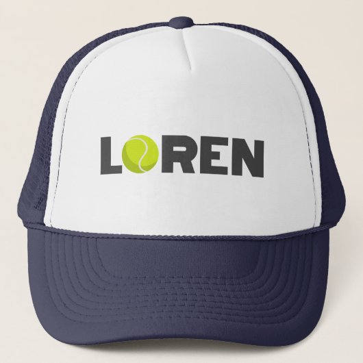 Loren Tennis Trucker Hat Trucker Pet (Voorkant)