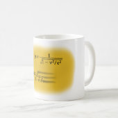 Lorentz-contractie Koffiemok (Voorkant rechts)