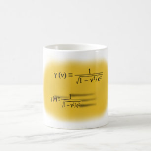 Lorentz-contractie Koffiemok