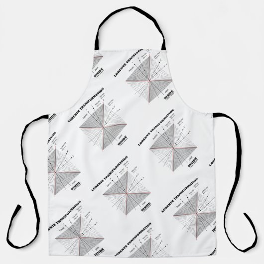 Lorentz transformatie in natuurkunde schort (Voorkant)