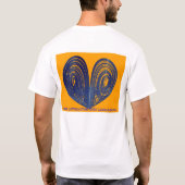 Lorenz-attractor met zadeldruk t-shirt (Achterkant)