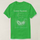 Lorenz Equation Butterfly Effect Chaos Theory Vint T-shirt (Design voorkant)