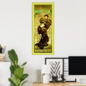 Lorenzaccio ~ Alphonse Mucha Poster (Thuiskantoor)
