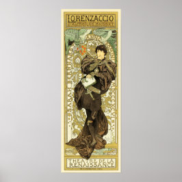 LORENZACCIO Theater de Le Renaissance Old French Poster