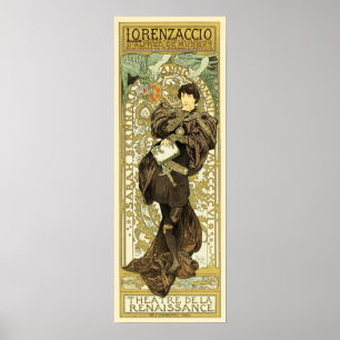 LORENZACCIO Theater de Le Renaissance Old French Poster