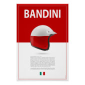 Lorenzo Bandini Helmet Perfect Poster (Voorkant)