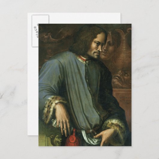 Lorenzo de Medici 'The Magnificent' Briefkaart (Voorkant / Achterkant)