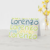 Lorenzo Kaart (Gele Bloem)