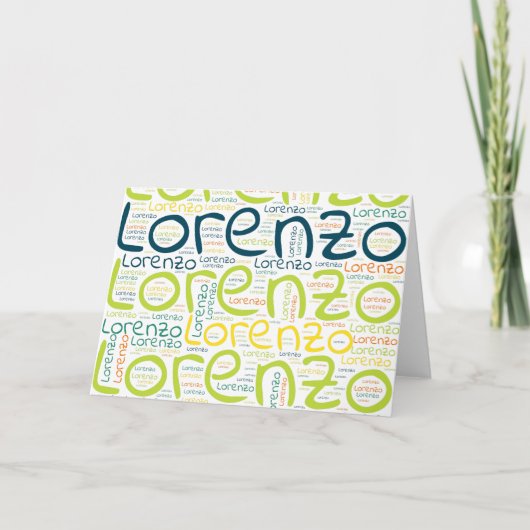 Lorenzo Kaart (Voorkant)