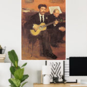 Lorenzo Pagans & Auguste deGas, Edgar Degas Poster (Thuiskantoor)