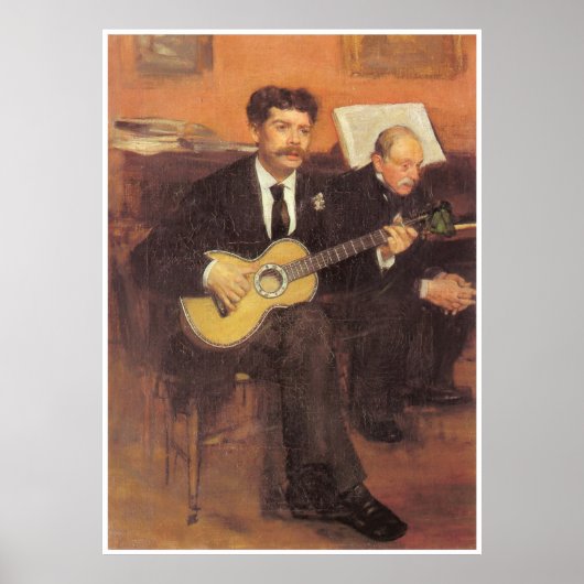 Lorenzo Pagans & Auguste deGas, Edgar Degas Poster (Voorkant)