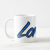 Lorenzo Vorname Name blue Tasse Kaffeetasse Koffiemok (Links)