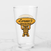 Lorenzo's Beach Bar Glass Glas (Achterkant)