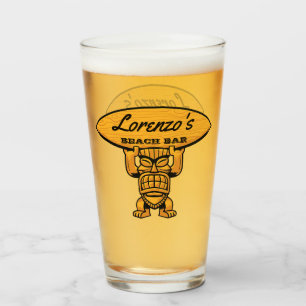 Lorenzo's Beach Bar Glass Glas