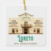 Loreto Baja California Sur Mexico Keramisch Ornament (Voorkant)