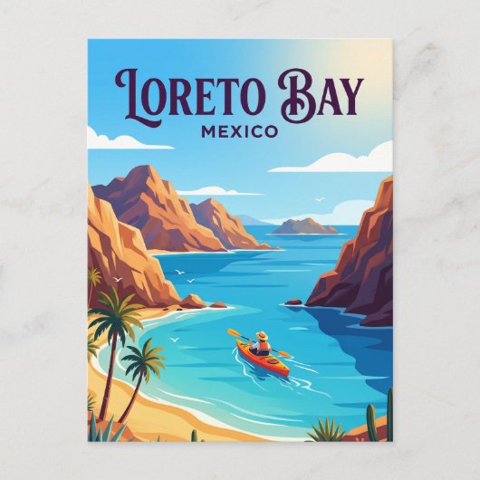 Loreto Bay Mexico Briefkaart (Voorkant)