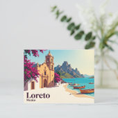 Loreto Mexico Briefkaart (Staand voorkant)