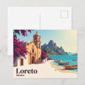 Loreto Mexico Briefkaart (Voorkant / Achterkant)