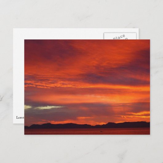 Loreto Sunrise Briefkaart (Voorkant / Achterkant)