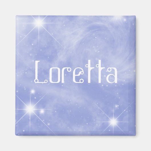 Loretta Starry Name Magnet (Voorkant)