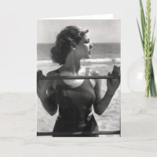 Loretta Young Wenskaart Kaart