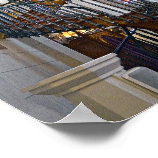 Loretto Chapel Miraculous Stairway, Santa Fe, N.M. Poster (Hoek)