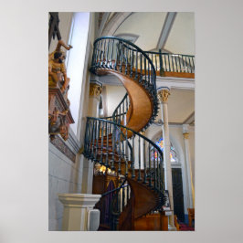 Loretto-kapel Miraculous Stairway, Santa Fe, N.M. Poster