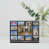 Lorgues, Provençaals dorp, 83510 Var Frankrijk Feestdagenkaart (Staand voorkant)