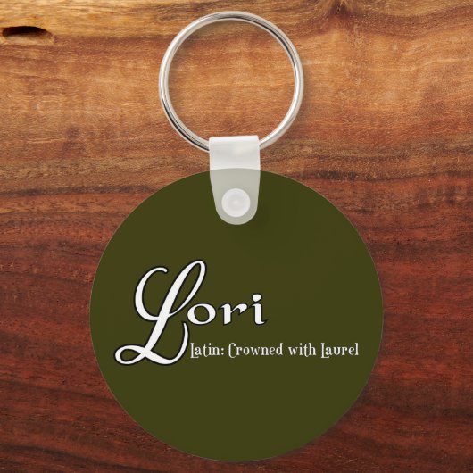 Lori Persoonlijke naam Gifts Sleutelhanger (Voorkant)