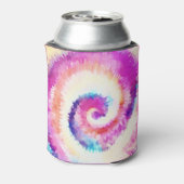 LORI Tie Dye Dazed Engaged 70s Retro Bachelorette Blikjeskoeler (Blikje Achterkant)