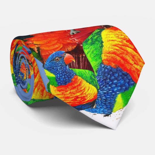 Lorikeet Mannen Stropdas (Opgerold)