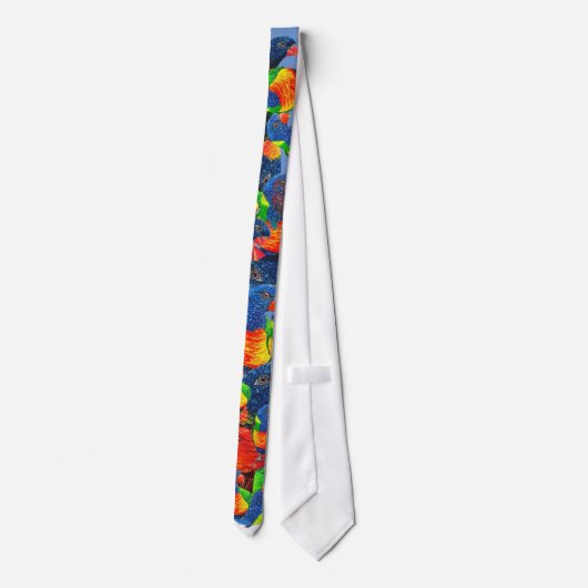 Lorikeet Mannen Stropdas (Achterkant)