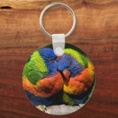Lorikeets in Love Sleutelhanger (Voorkant)