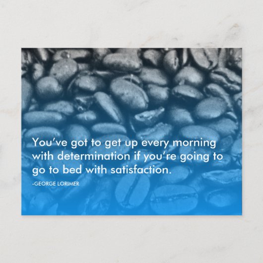 Lorimer Determination Quote Briefkaart (Voorkant)