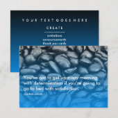 Lorimer Determination Quote Kaart (Voorkant / Achterkant)