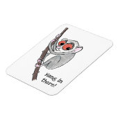 Loris 'hang in daar' fridge magnet magneet (Linkerzijde)