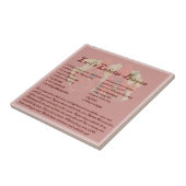 Lori's Lobster Bisque Tegeltje (Zijkant)