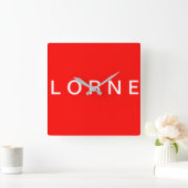 Lorne-klok Vierkante Klok (Huis)
