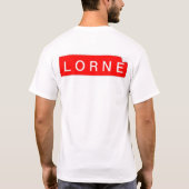 Lorne-premie T-shirt (Achterkant)